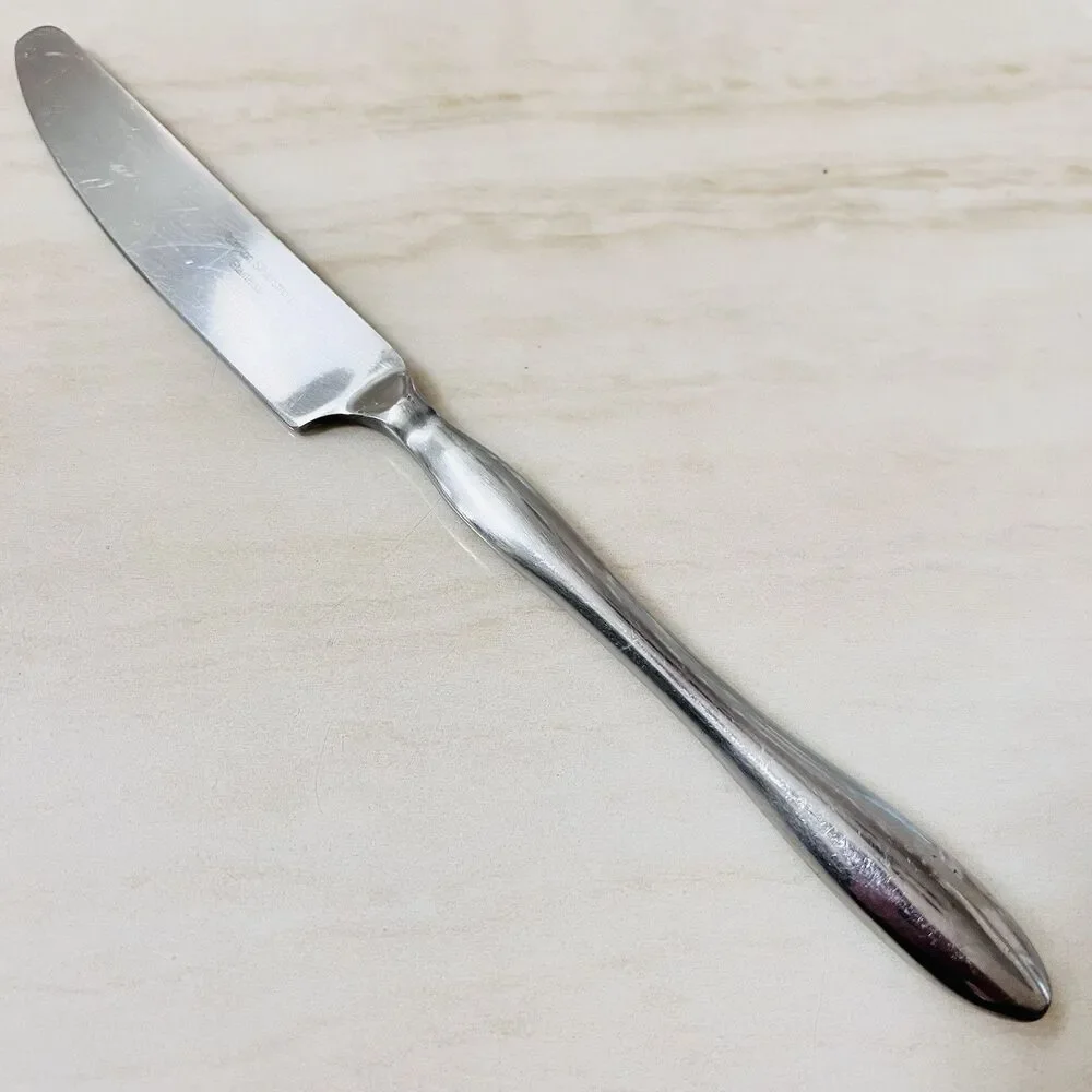 3pc HAMPTON SILVERSMITHS HSV31 Dinner Knife 9 1/8” Stainless Satin Frosted 18/8